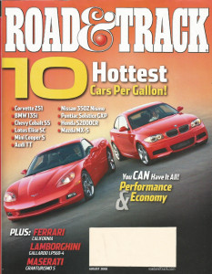 ROAD & TRACK 2008 AUG - PAGANI EXOTICS, BOURDAIS, LONG